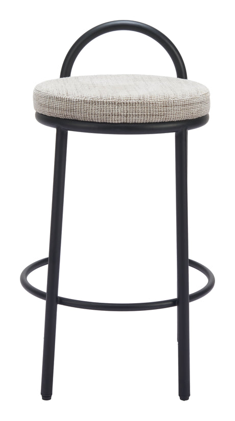 Sisal Beige Tweed Counter Stool (Set of 2) by Zuomod at Eve Furniture