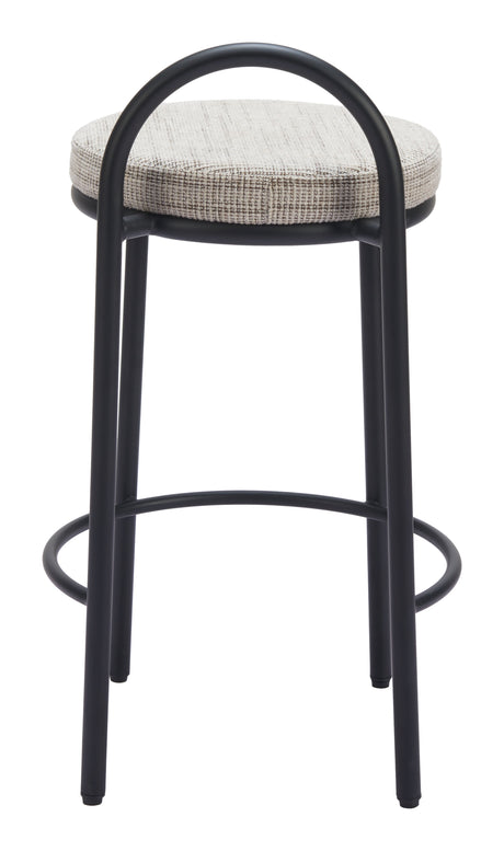 Sisal Beige Tweed Counter Stool (Set of 2) by Zuomod at Eve Furniture