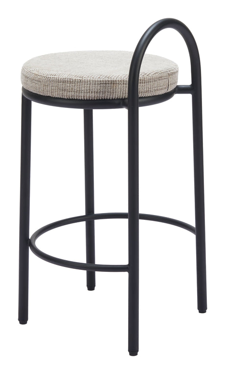 Sisal Beige Tweed Counter Stool (Set of 2) by Zuomod at Eve Furniture