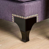 Sisseton Purple Stationary Sofa & Loveseat by Furniture of America at Eve Furniture