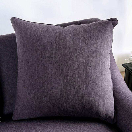 Sisseton Purple Stationary Sofa & Loveseat by Furniture of America at Eve Furniture