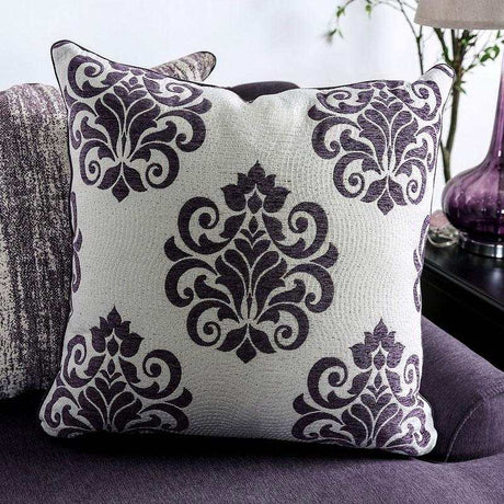 Sisseton Purple Stationary Sofa & Loveseat by Furniture of America at Eve Furniture