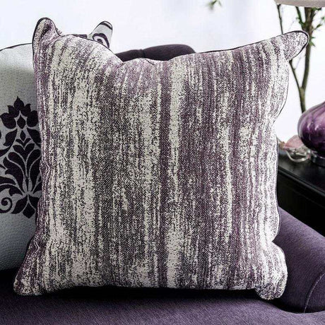 Sisseton Purple Stationary Sofa & Loveseat by Furniture of America at Eve Furniture