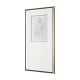 Sitting Model I by Mercana Studio a Hand Embellished Framed Art Print Matted under Glass by Mercana at Eve Furniture