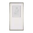 Sitting Model I by Mercana Studio a Hand Embellished Framed Art Print Matted under Glass by Mercana at Eve Furniture