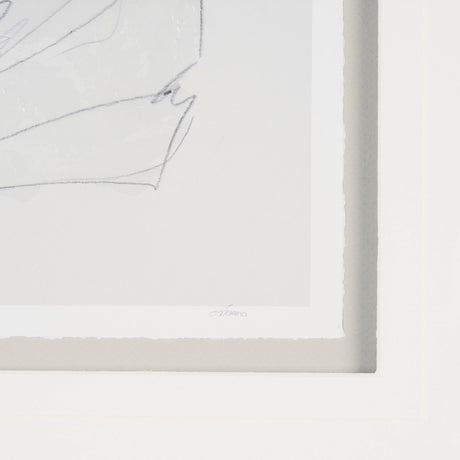 Sitting Model II by Mercana Studio a Hand Embellished Framed Art Print Matted under Glass by Mercana at Eve Furniture