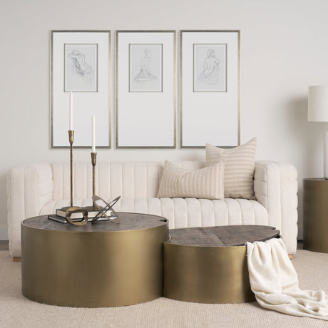 Sitting Model II by Mercana Studio a Hand Embellished Framed Art Print Matted under Glass by Mercana at Eve Furniture