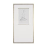 Sitting Model II by Mercana Studio a Hand Embellished Framed Art Print Matted under Glass by Mercana at Eve Furniture