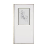 Sitting Model III by Mercana Studio a Hand Embellished Framed Art Print Matted under Glass by Mercana at Eve Furniture
