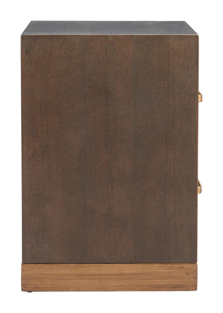 Sivar Espresso Side Table by Zuomod at Eve Furniture