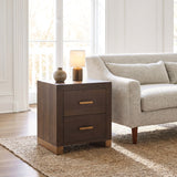 Sivar Espresso Side Table by Zuomod at Eve Furniture