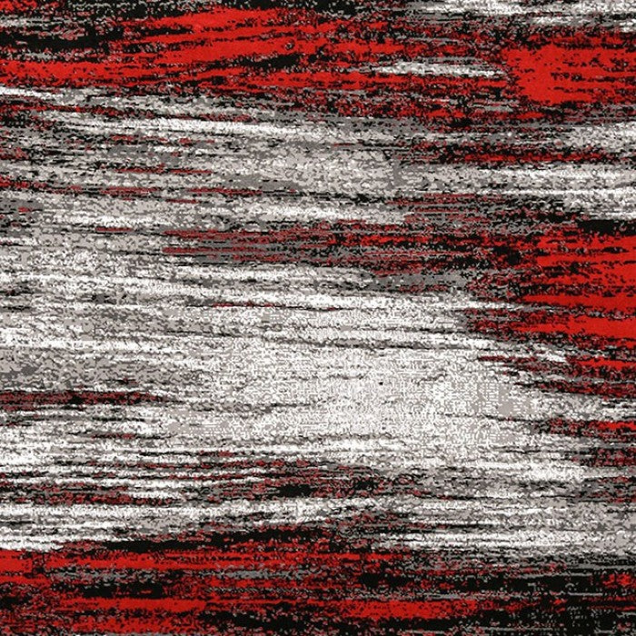 Sivas Gray/Red Area Rug by Furniture of America at Eve Furniture