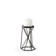 Sixx I Small Antiqued Metal Hexagonal Table Candle Holder by Mercana at Eve Furniture