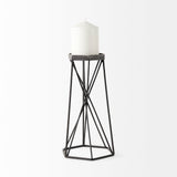 Sixx II Large Antiqued Metal Hexagonal Table Candle Holder by Mercana at Eve Furniture