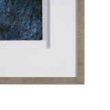 Skagway, Alaska Mountains by Richard Silver Textured Framed Art Print Matted under Glass by Mercana at Eve Furniture
