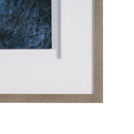 Skagway, Alaska Mountains by Richard Silver Textured Framed Art Print Matted under Glass by Mercana at Eve Furniture