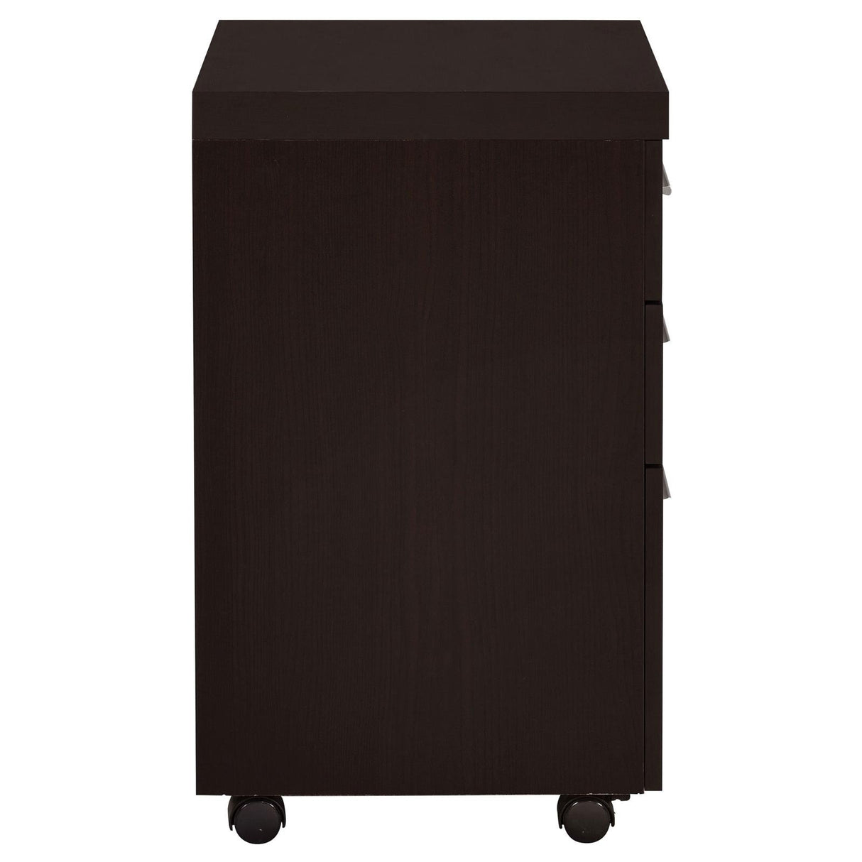 Skeena Cappuccino 3-Drawer Mobile Storage Cabinet