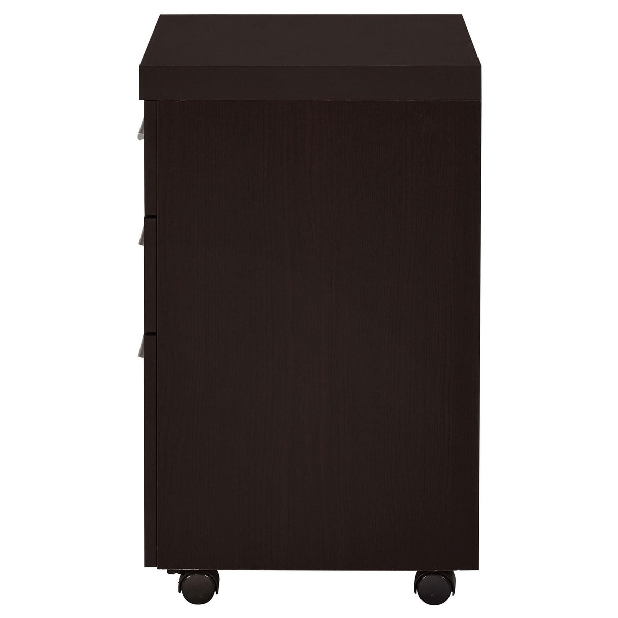 Skeena Cappuccino 3-Drawer Mobile Storage Cabinet