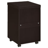 Skeena Cappuccino 3-Drawer Mobile Storage Cabinet