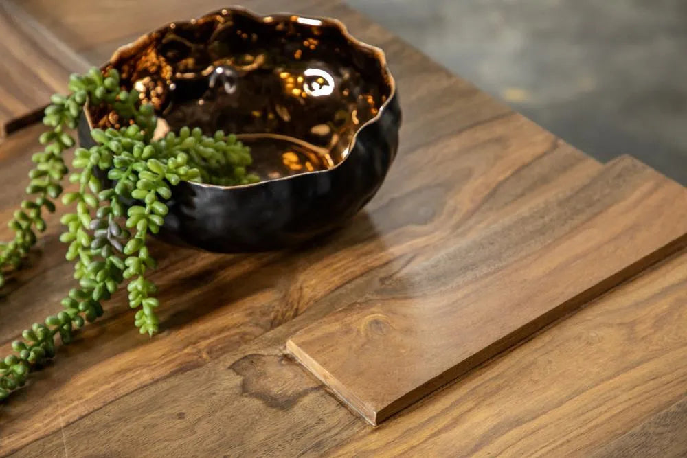 Skeet Natural Sheesham Wooden Square Coffee Table by Coaster at Eve Furniture