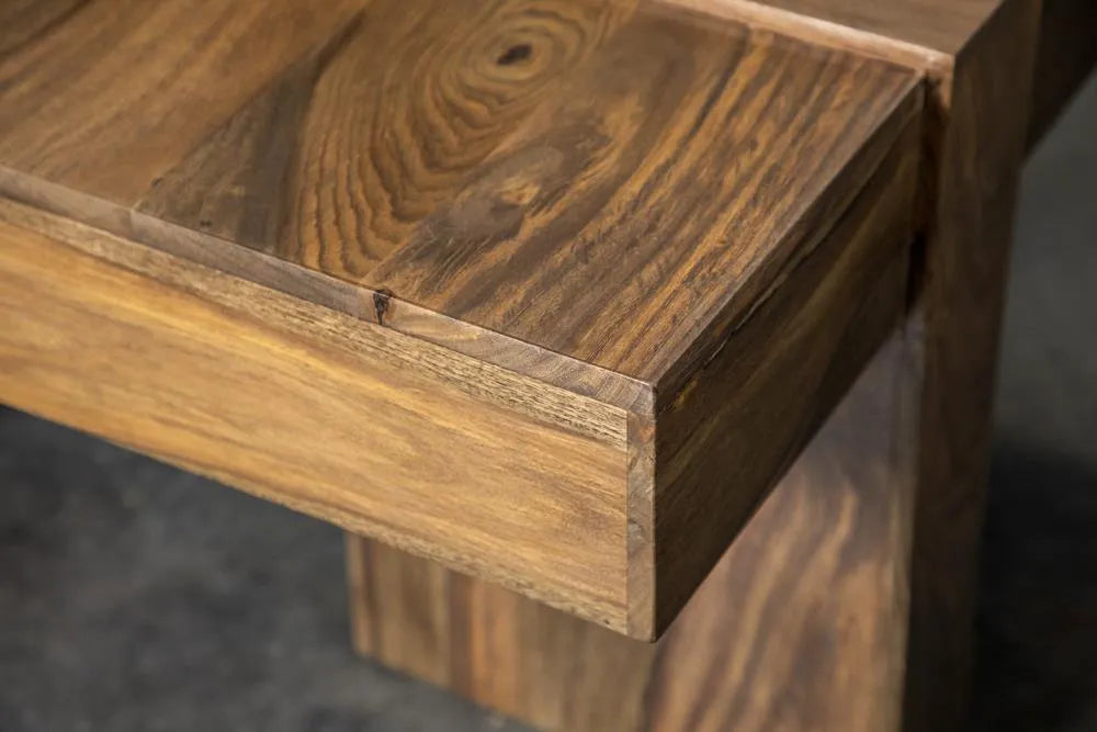 Skeet Natural Sheesham Wooden Square Coffee Table by Coaster at Eve Furniture