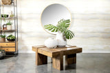 Skeet Natural Sheesham Wooden Square Coffee Table by Coaster at Eve Furniture