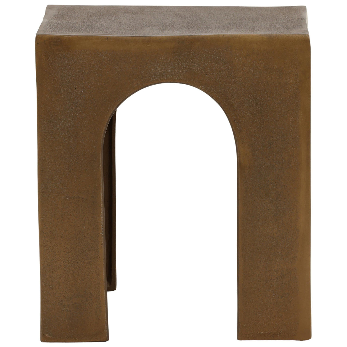 Skelly Side Table, Antique Brass by Dovetail at Eve Furniture