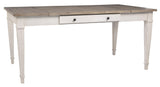 Skempton White/Light Brown Rectangular Dining Set by Ashley at Eve Furniture