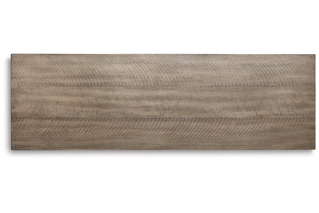 Skempton White/Light Brown Storage Bench by Ashley at Eve Furniture