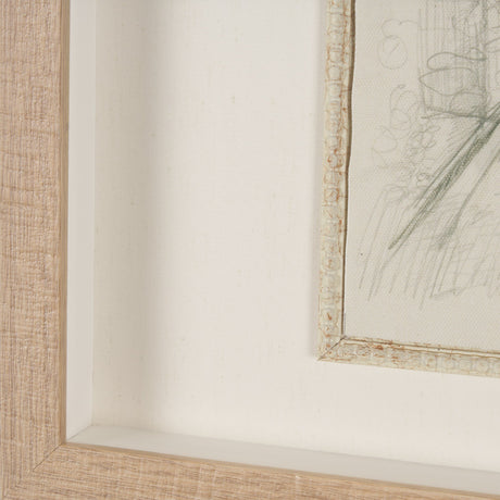 Sketch Collection (Set of 9) by Mercana Studio a Hand Embellished Framed Art Print Matted under Glas by Mercana at Eve Furniture