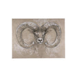 Sketch of animal I (Wild sheep) by Mercana Studio a Hand Embellished Textured Canvas by Mercana at Eve Furniture
