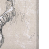 Sketch of animal III (Antelope) by Mercana Studio a Hand Embellished Textured Canvas by Mercana at Eve Furniture