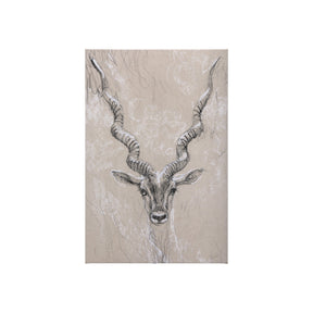 Sketch of animal III (Antelope) by Mercana Studio a Hand Embellished Textured Canvas by Mercana at Eve Furniture