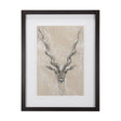 Sketch of Animal III (Antelope) Mercana Studio Hand Embellished Framed Art Print Matted under Glass by Mercana at Eve Furniture