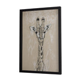 Sketch of Animal IV (Giraffe) by Mercana Studio Hand Embelished Framed Art Print Matted under Glass by Mercana at Eve Furniture