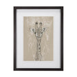 Sketch of Animal IV (Giraffe) by Mercana Studio Hand Embellished Framed Art Print Matted under Glass by Mercana at Eve Furniture