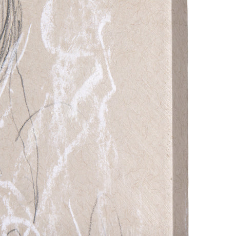 Sketch of animal IX (Bison) by Mercana Studio a Hand Embellished Textured Canvas by Mercana at Eve Furniture