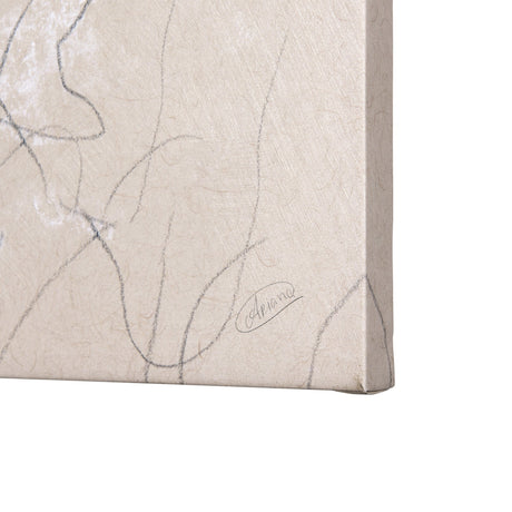Sketch of animal IX (Bison) by Mercana Studio a Hand Embellished Textured Canvas by Mercana at Eve Furniture