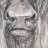 Sketch of animal IX (Bison) by Mercana Studio a Hand Embellished Textured Canvas by Mercana at Eve Furniture