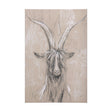 Sketch of animal V (Goat) by Mercana Studio a Hand Embellished Textured Canvas by Mercana at Eve Furniture