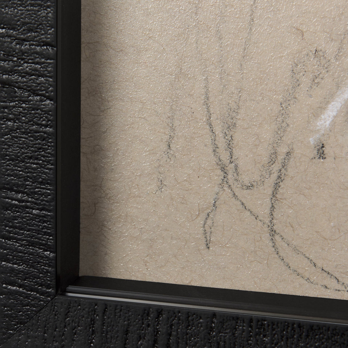 Sketch of Animal V (Goat) by Mercana Studio Hand Embellished Framed Art Print Matted under Glass by Mercana at Eve Furniture
