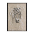 Sketch of Animal VI (Pony) by Mercana Studio Hand Embellished Framed Art Print Matted under Glass by Mercana at Eve Furniture