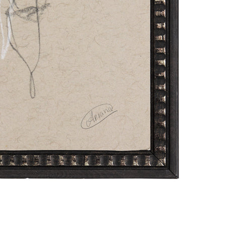 Sketch of Animal VII (Horse) by Mercana Studio a Hand Embellished Textured Framed Art Print by Mercana at Eve Furniture