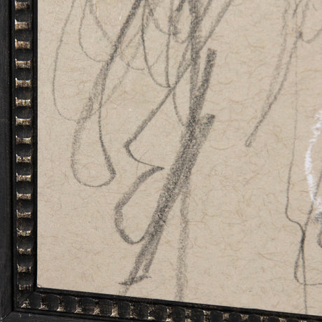 Sketch of Animal VII (Horse) by Mercana Studio a Hand Embellished Textured Framed Art Print by Mercana at Eve Furniture