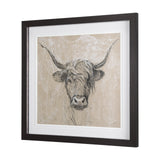 Sketch of Animal VIII by Mercana Studio Hand Embellished Framed Art Print Matted under Glass by Mercana at Eve Furniture
