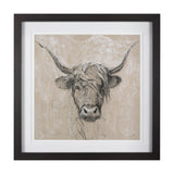 Sketch of Animal VIII by Mercana Studio Hand Embellished Framed Art Print Matted under Glass by Mercana at Eve Furniture