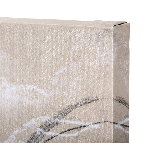 Sketch of animal VIII (Highland bull) by Mercana Studio a Hand Embellished Textured Canvas by Mercana at Eve Furniture