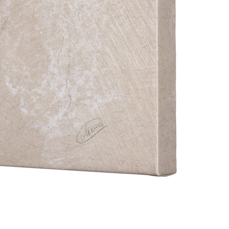 Sketch of animal VIII (Highland bull) by Mercana Studio a Hand Embellished Textured Canvas by Mercana at Eve Furniture