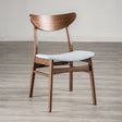 Skien Walnut/Light Gray Side Chair Set of 2 by Furniture of America at Eve Furniture