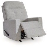 Skillins Stone Recliner by Ashley at Eve Furniture